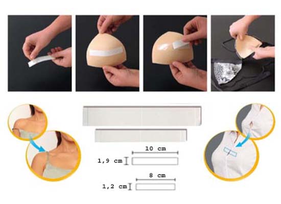 Dekoltázs testragasztó szalag 16 darab/csomag